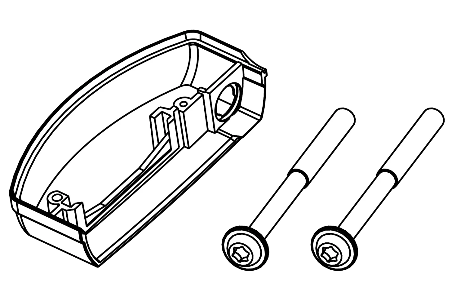 Bosch EBike Gepäckträgerakku Schließzylinder Deckel - Classic 2 Bosch EBike Gepäckträgerakku Schließzylinder Deckel - Classic