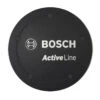 Bosch Motor LOGO-Deckel - Active Platin / Anthrazit -Elektrofahrrad Teile Geschäft bosch e bike active line logo deckel schwarz