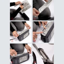 FAHRER Reflective Battery Kit - Reflektierendes Aufkleber-Set Für Bosch PowerPack -Elektrofahrrad Teile Geschäft fahrer reflective battery kit reflektierendes aufkleber set bosch powerpack montage anleitung