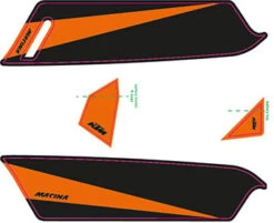 Aufkleber KTM Macina 2017 26 Aufkleber KTM Macina 2017 -Elektrofahrrad Teile Geschäft ktm 2017e bike aufkleber schwarz matt orange matt