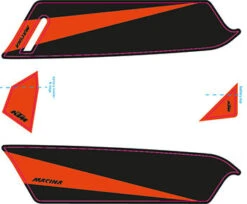 Aufkleber KTM Macina 2017 27 Aufkleber KTM Macina 2017 -Elektrofahrrad Teile Geschäft ktm 2017e bike aufkleber schwarz matt toxic orange