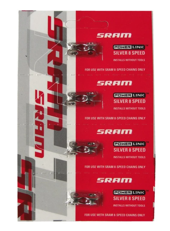 SRAM Kettenverschlussglied Power Link 6/7/8-fach Silber 4 SRAM Kettenverschlussglied Power Link 6/7/8-fach Silber – Bild 2